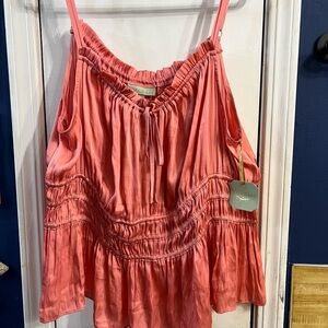 3X Ryegrass Coral Camisole Top